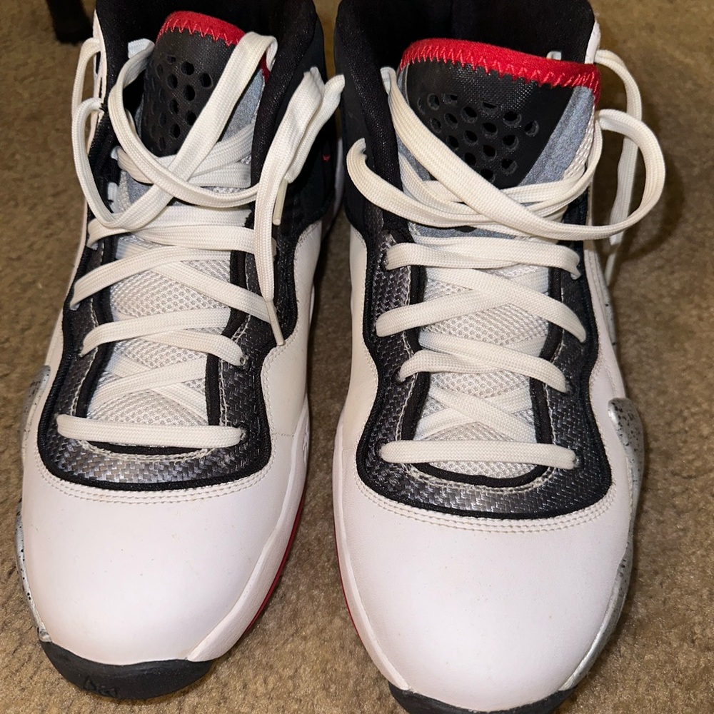 Stylish Shoes in Black, White, and Red